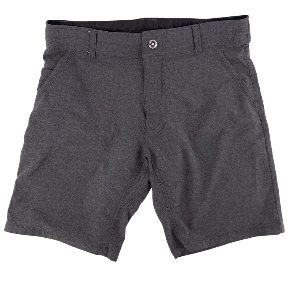 KUHL Mens 34 Shift Amphibia Hybrid Shorts Gray Stretch Quick Dry Hiking Gorpcore